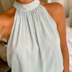 Alice and Olivia halter tie top